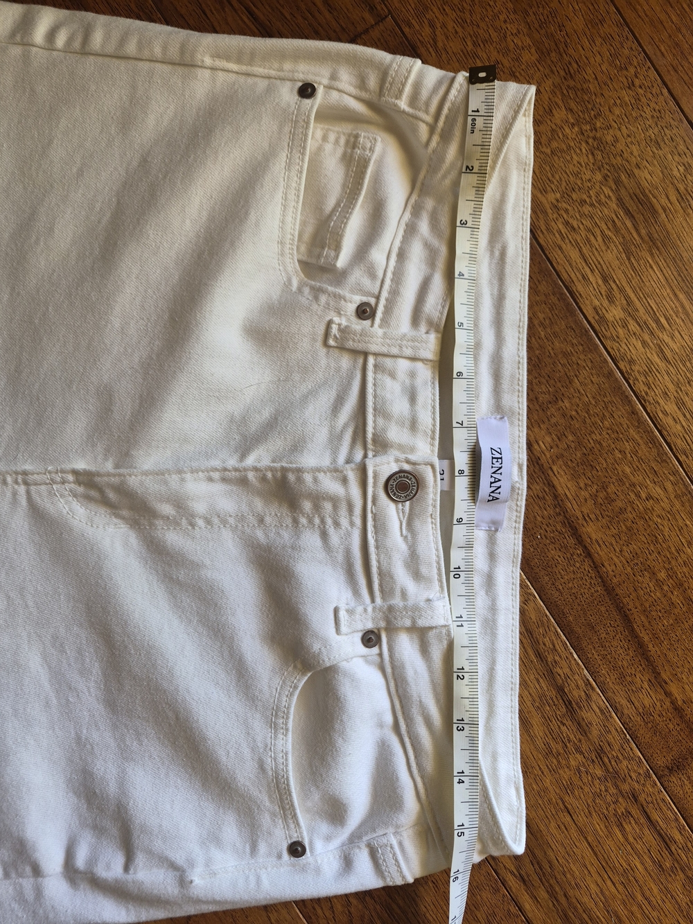 Zenana Outfitters White Wide Leg Jeans - Picture 8 of 11